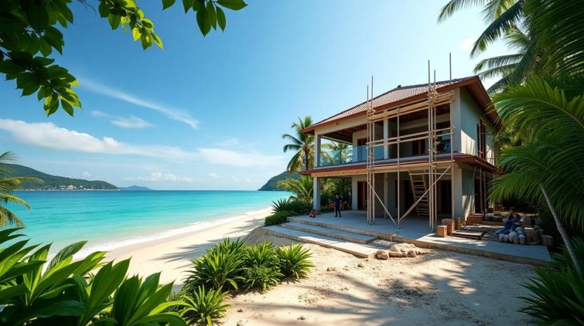 koh samui house construction costs